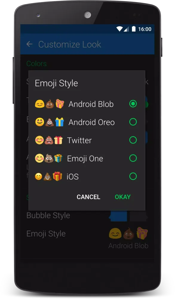 Textra Emoji - Android Blob Style应用截图