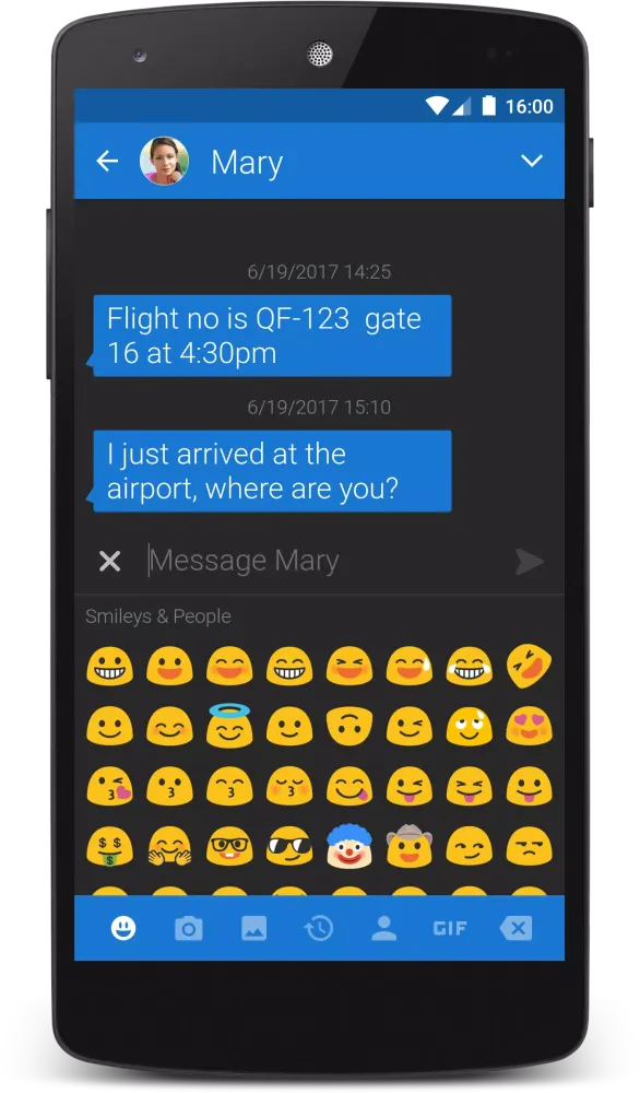 Textra Emoji - Android Blob Style应用截图
