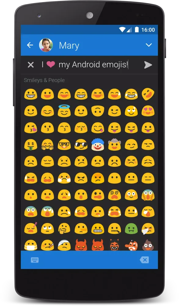 Textra Emoji - Android Blob Style应用截图