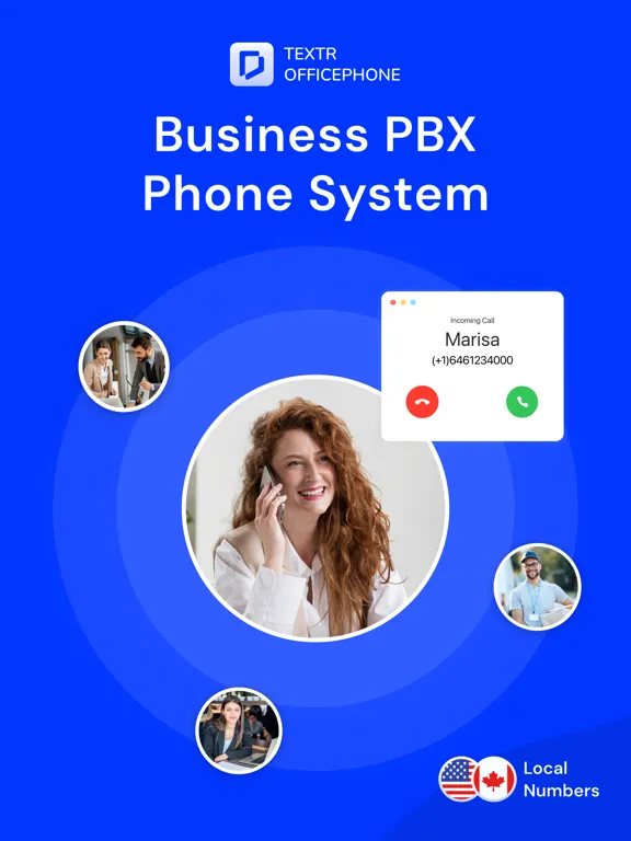 Textr Office Phone - PBX Phone iPad Screenshots