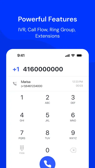 Textr Office Phone - PBX Phone Screenshots