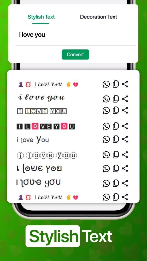 Capturas de pantalla de Stylish Text: Text Repeater