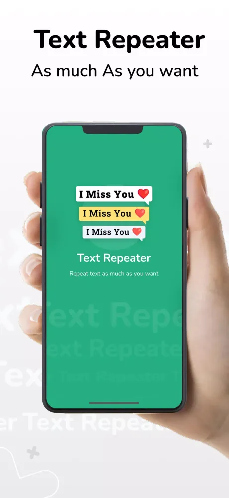 Zrzuty ekranu Text Repeater
