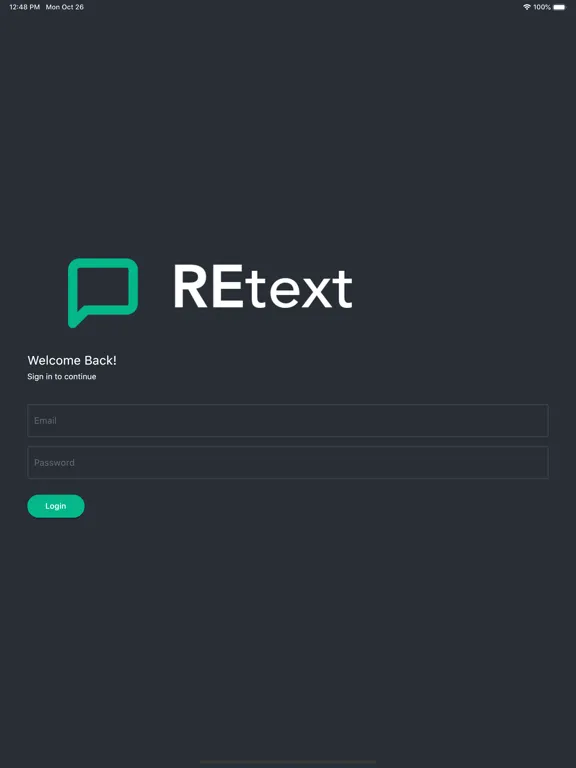 REText Real Estate Texting iPad  스크린샷