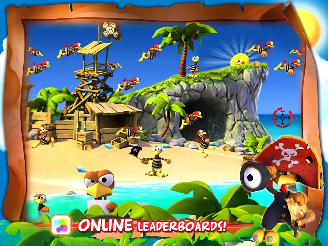 Скриншоты Crazy Chicken Pirates - Moorhuhn series iPad 