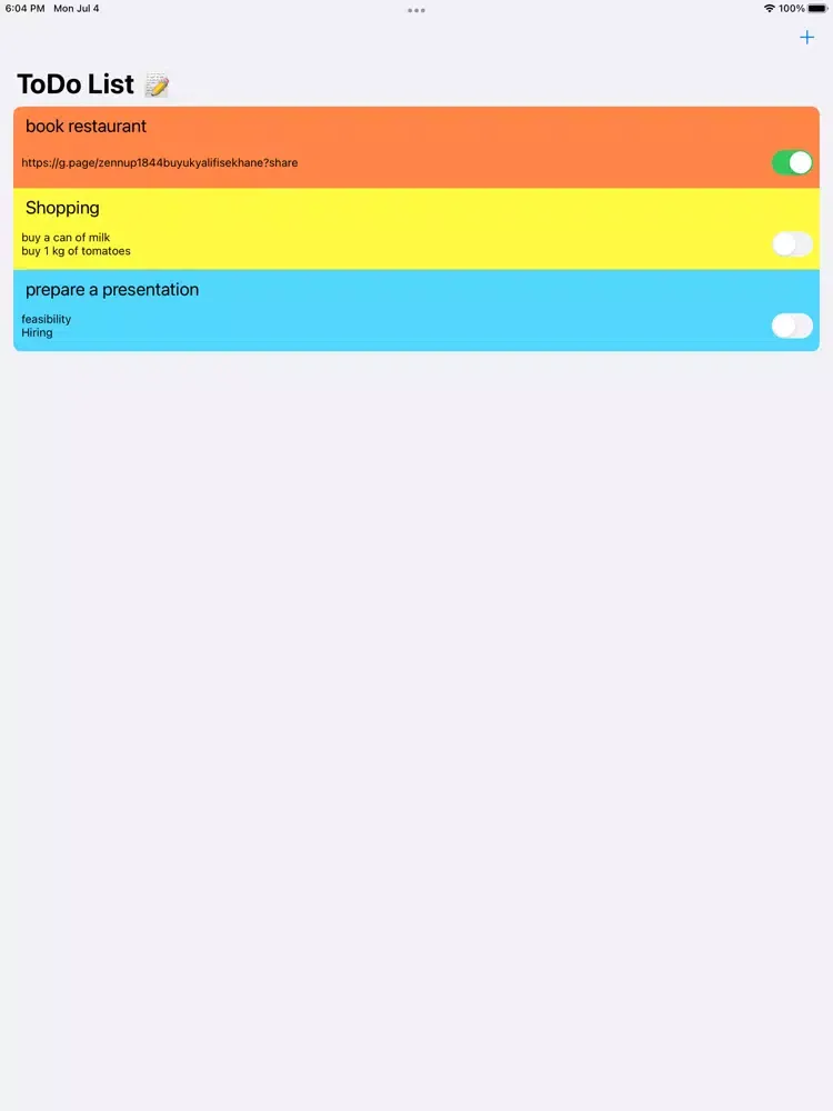 Todo Tick iPad  স্ক্রিনশট