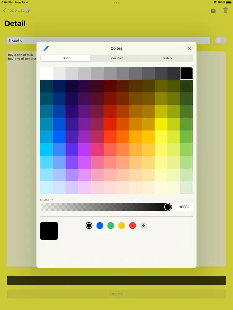 Todo Tick iPad  স্ক্রিনশট