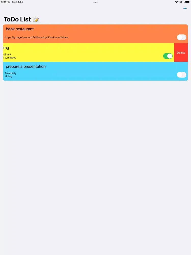Todo Tick iPad  স্ক্রিনশট