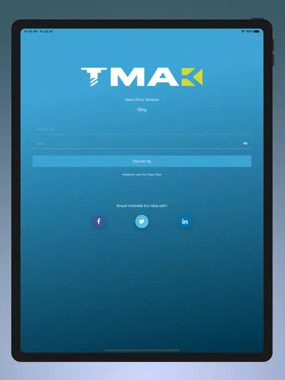 Takım Ömrü iPad  스크린샷