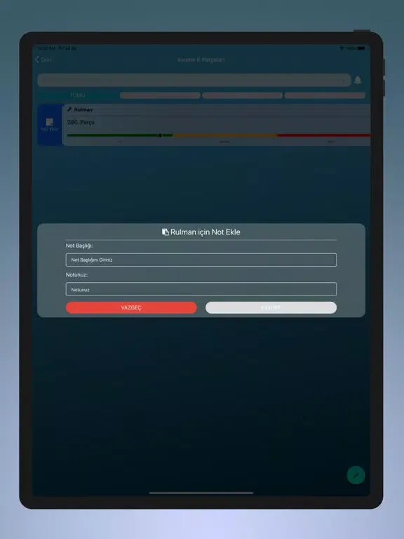 Takım Ömrü iPad  스크린샷
