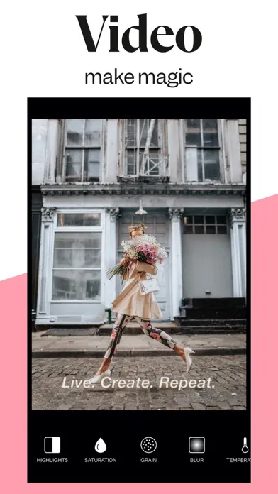Tezza: Aesthetic Photo Editor スクリーンショット