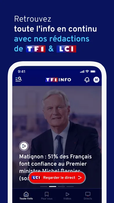 Capturas de pantalla de TF1 INFO - LCI : Actualités