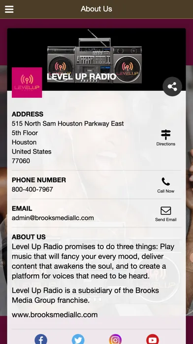 Captures d'écran de Level Up Radio