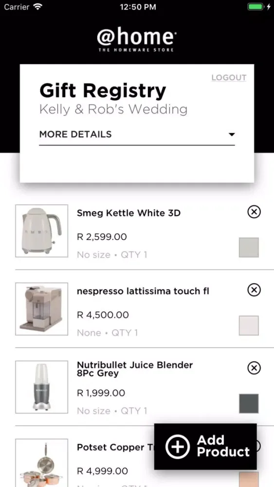 تصاویر myWedding Gift Registry