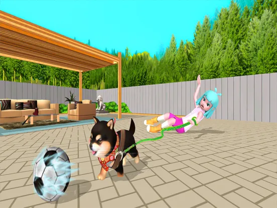 ภาพหน้าจอของ Virtual Dog Pet Simulator 3D iPad 