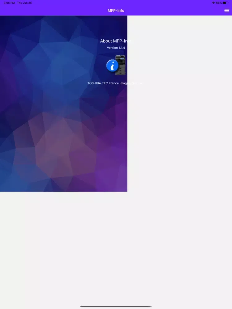 MFP Info iPad  스크린샷