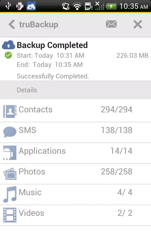 truBackup Screenshots