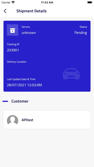 TFM Shipper App Ekran Görüntüleri