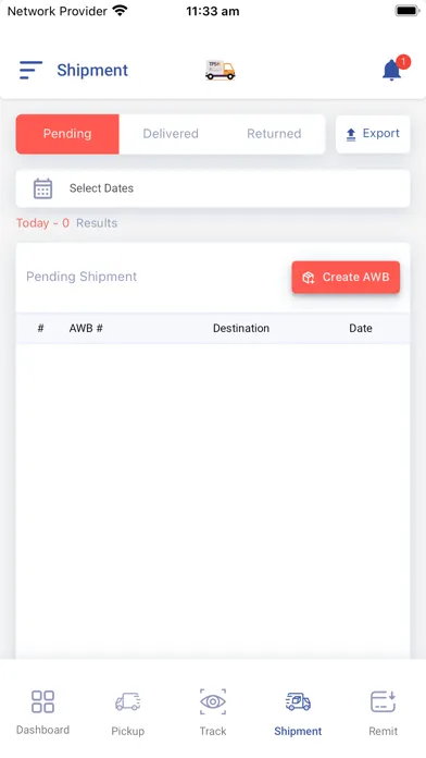 Ảnh chụp màn hình của TPS Shipper 2