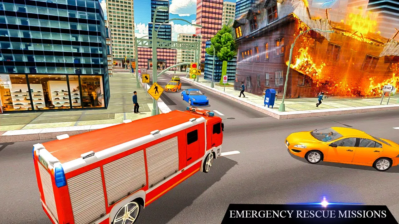 Tangkapan layar Firefighter Hero: City Rescue