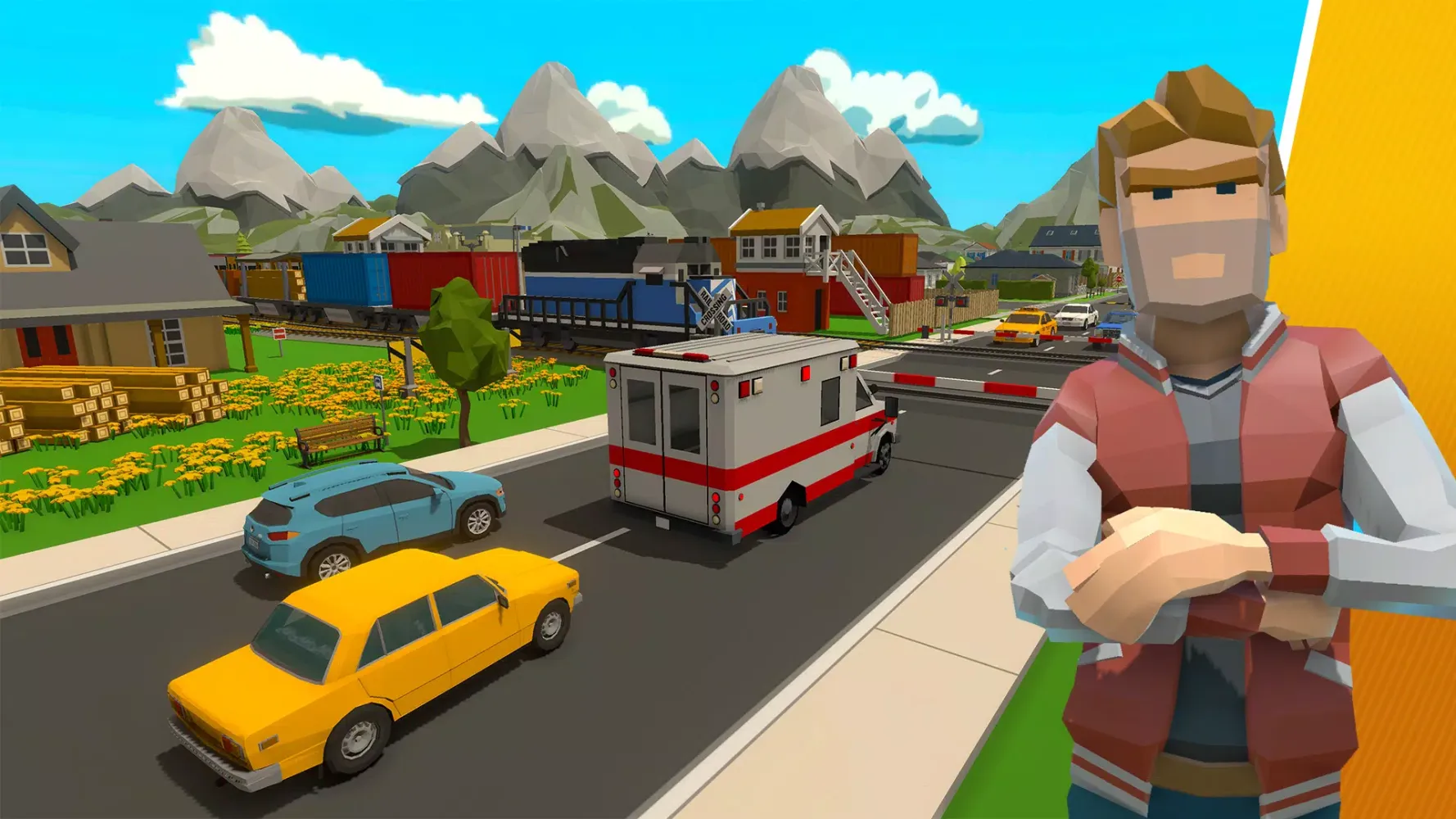 Captures d'écran de City Ambulance 3d: Rescue Sim