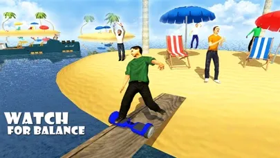 Captures d'écran de Beach Race :Scooter Stunt Game