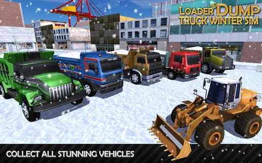 Loader _ Dump Truck Winter SIM Screenshots