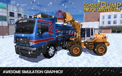 Loader _ Dump Truck Winter SIM Screenshots
