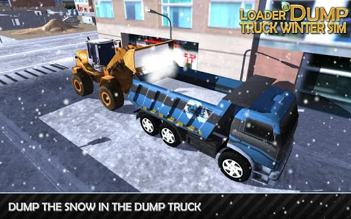 Loader _ Dump Truck Winter SIM Screenshots