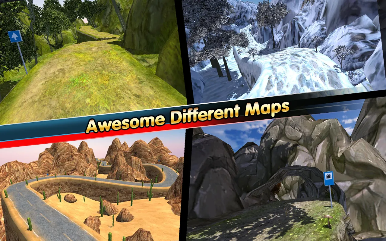 Modern Hill Climber Moto World Screenshots
