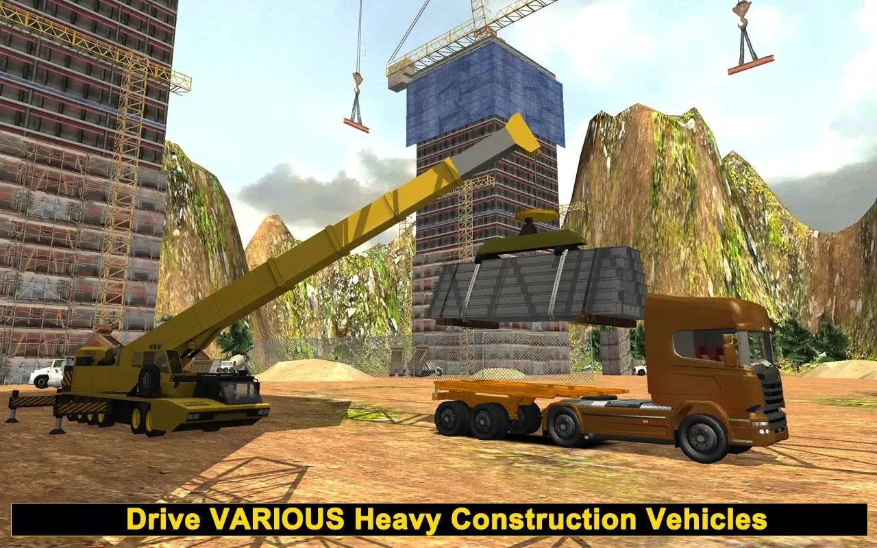 Real Construction & Crane SIM Screenshots