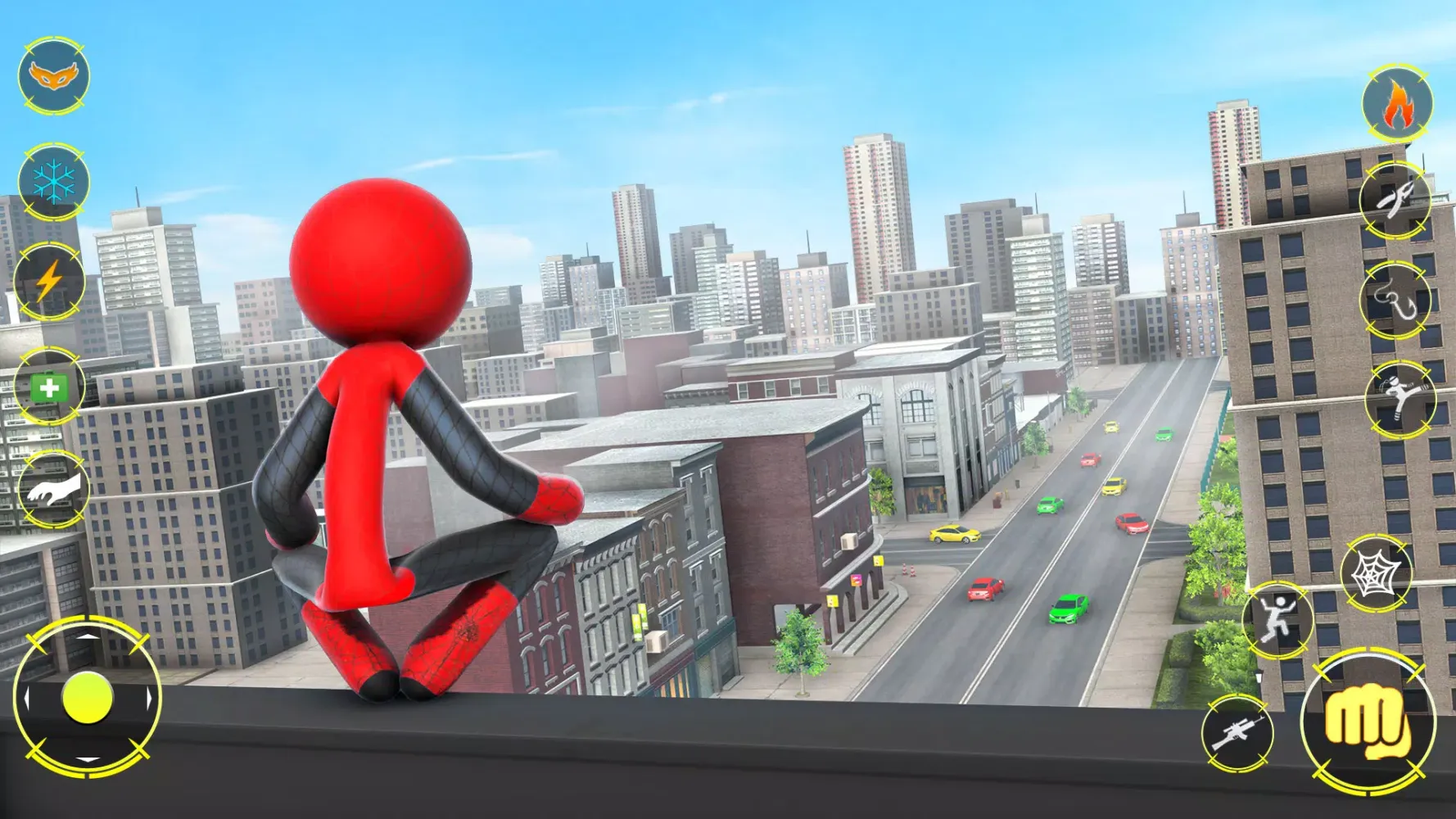 StickMan Rope Hero Spider Game应用截图