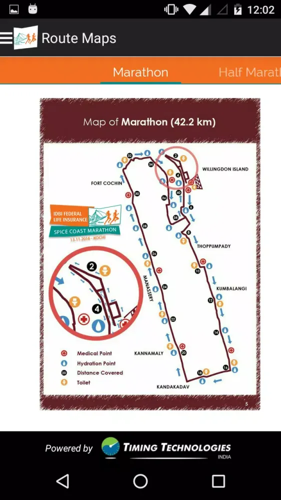 Zrzuty ekranu Spice Coast Marathon