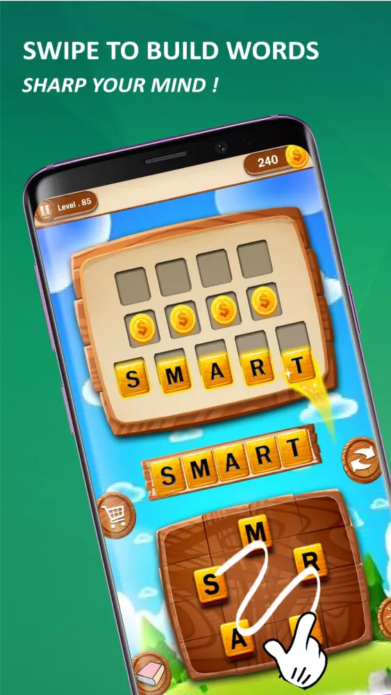 Capturas de tela do Word Connect Brain Teaser