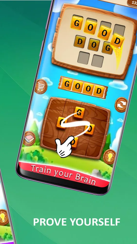 Capturas de tela do Word Connect Brain Teaser