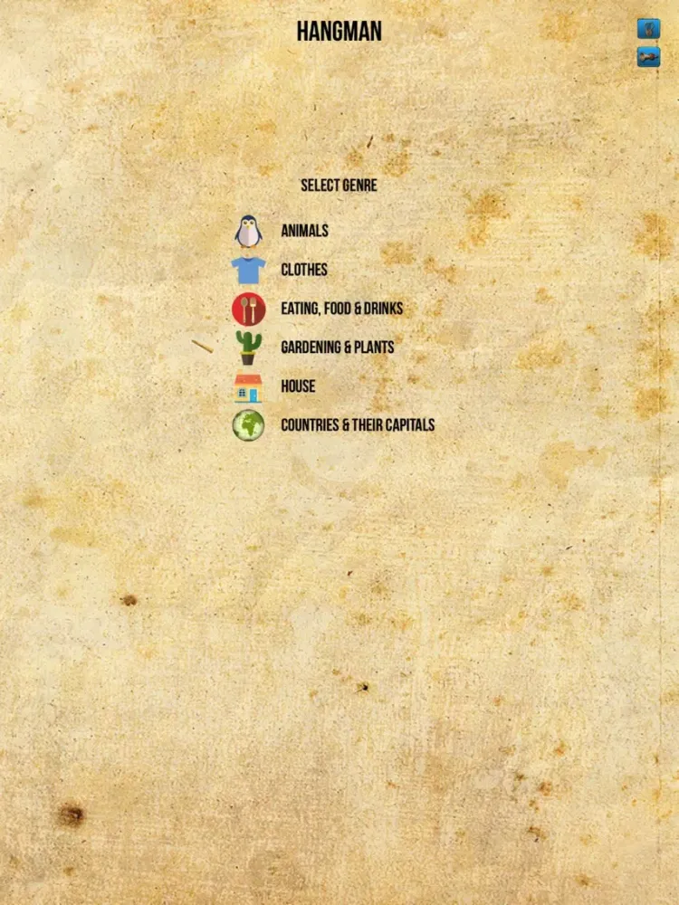 Zrzuty ekranu Best Hangman iPad 