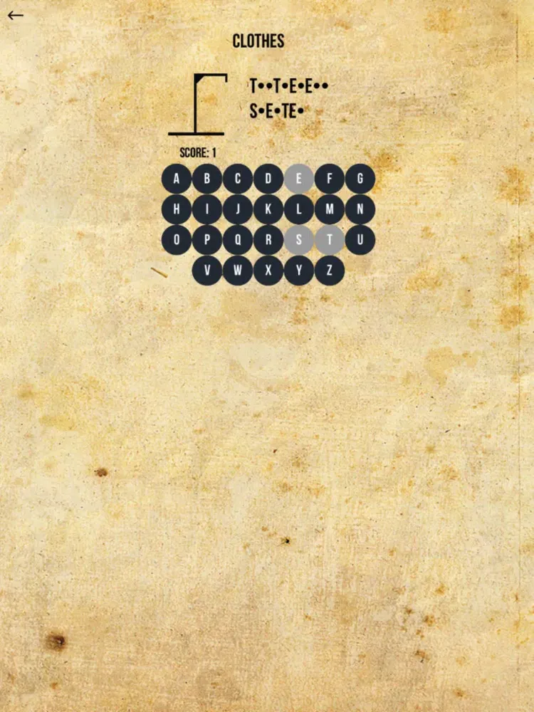 Zrzuty ekranu Best Hangman iPad 