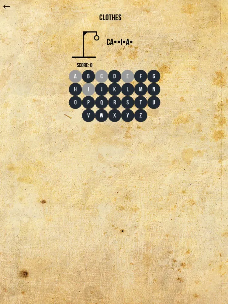 Zrzuty ekranu Best Hangman iPad 