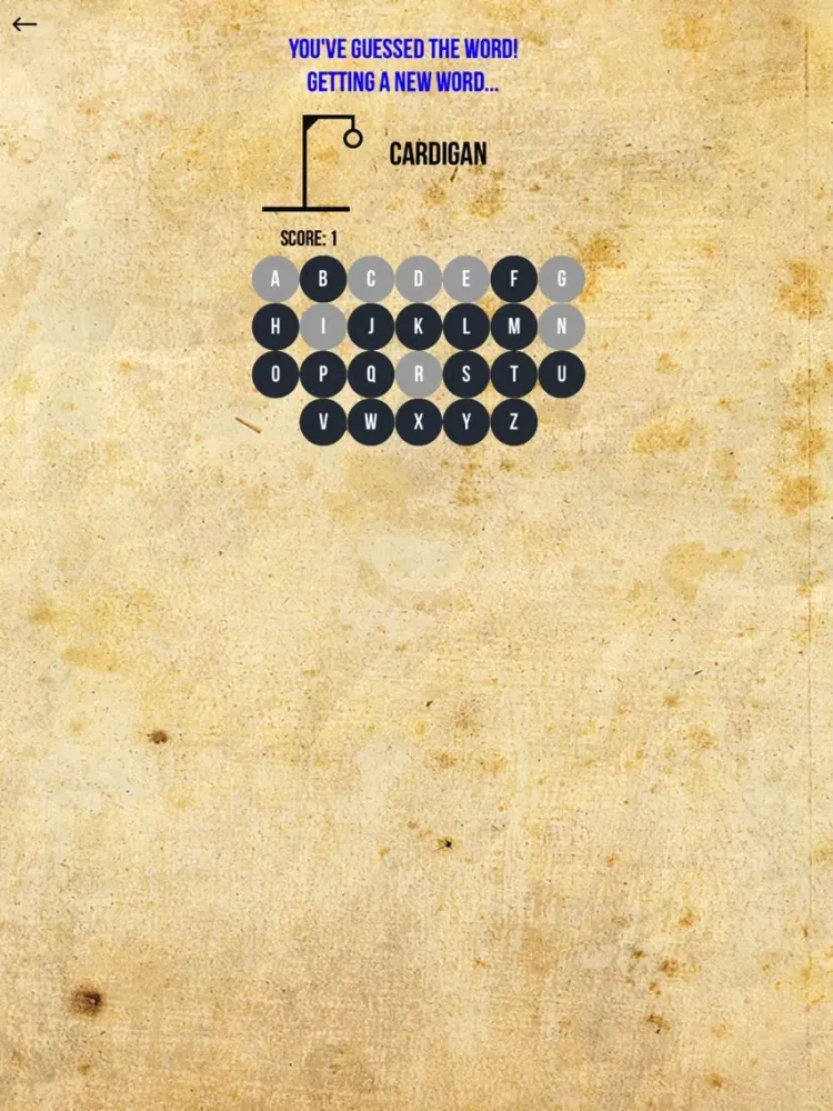 Zrzuty ekranu Best Hangman iPad 