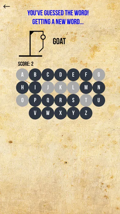 Capturas de tela do Hangman for Kids