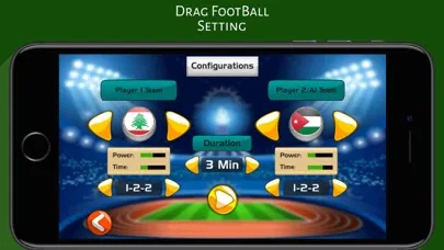 Capturas de tela do Drag FootBall