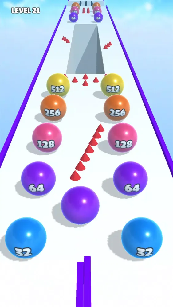 Tangkapan skrin Ball Merge 2048