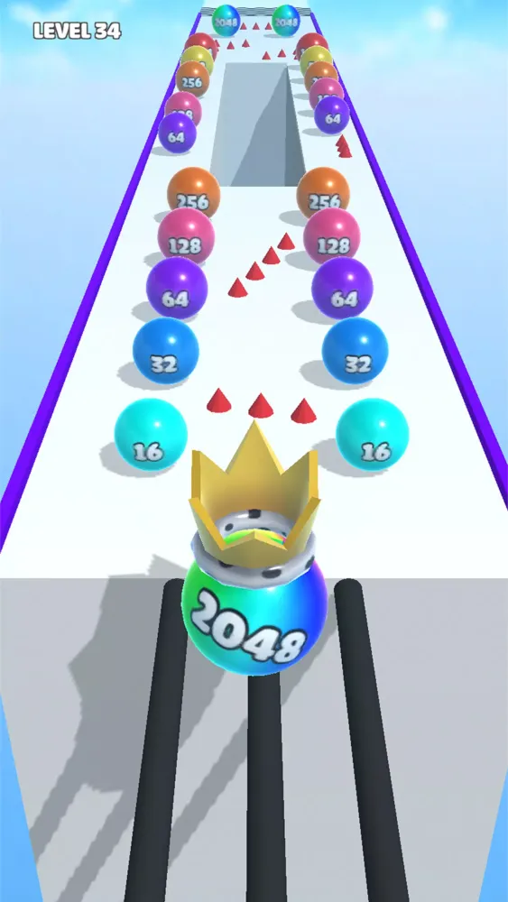 Tangkapan skrin Ball Merge 2048