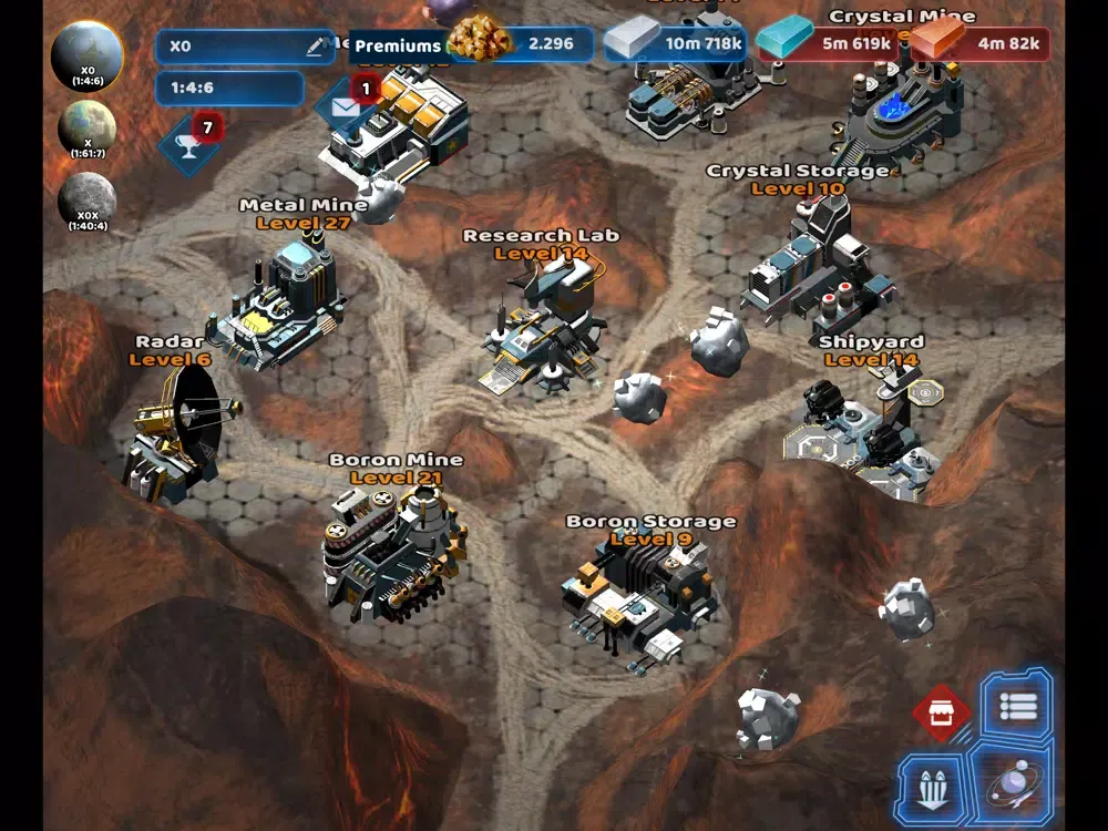 Capturas de tela do Dark Planets - Space Game 2021 iPad 