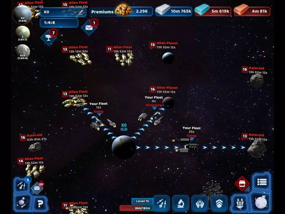 Capturas de tela do Dark Planets - Space Game 2021 iPad 