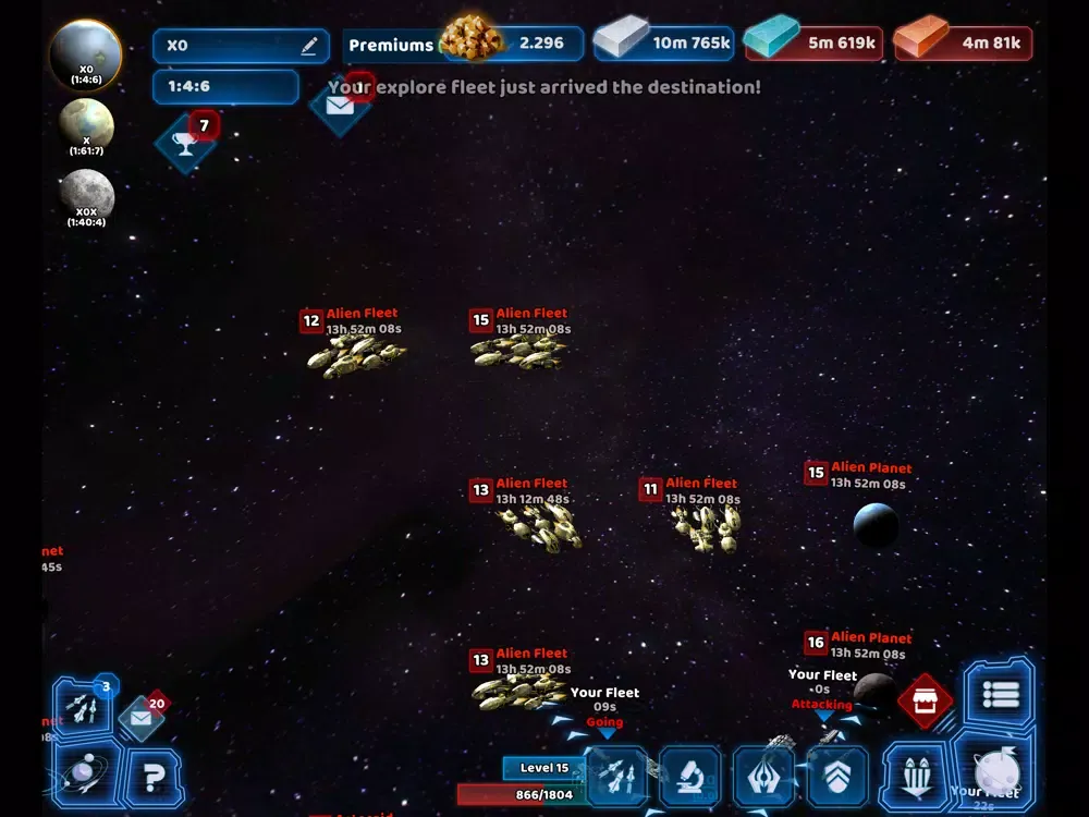 Capturas de tela do Dark Planets - Space Game 2021 iPad 