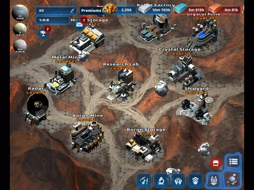Capturas de tela do Dark Planets - Space Game 2021 iPad 