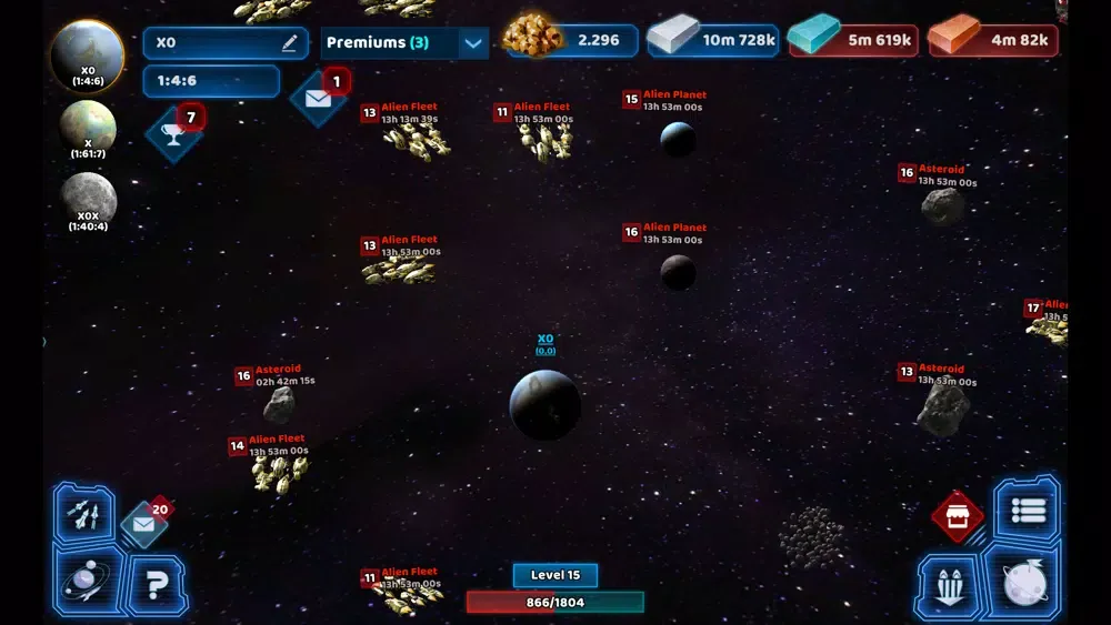 Capturas de tela do Dark Planets - Space Game 2021