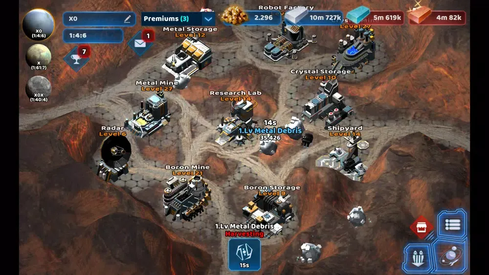 Capturas de tela do Dark Planets - Space Game 2021