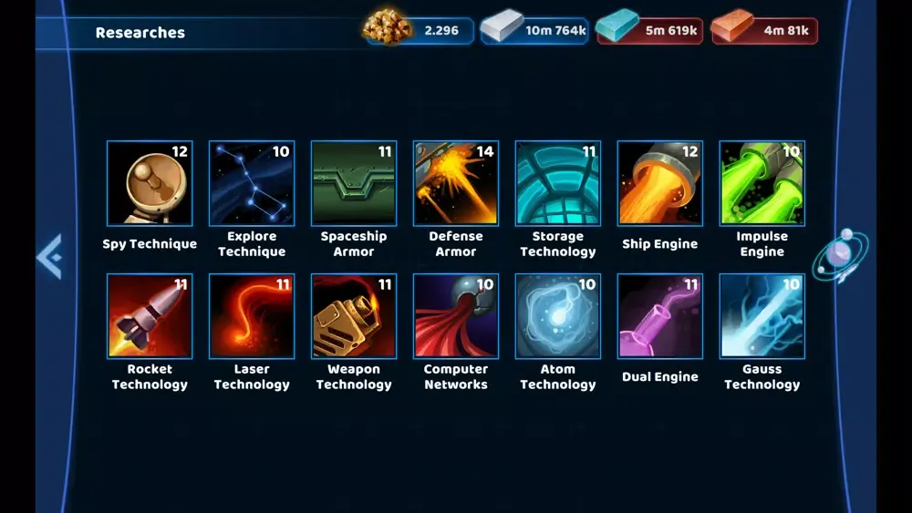 Capturas de tela do Dark Planets - Space Game 2021
